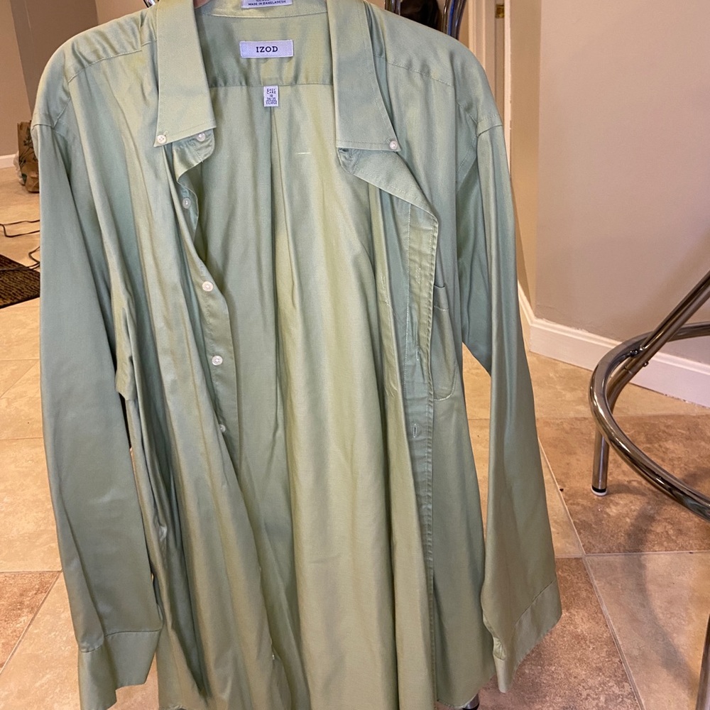 Green IZOD dress shirt